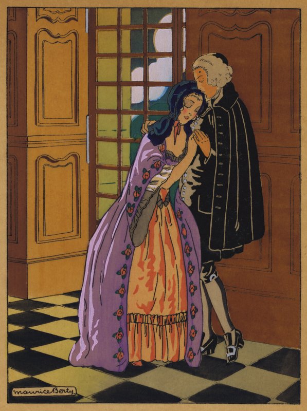 Illustration for Histoire de Manon Lescaut by Maurice Berty