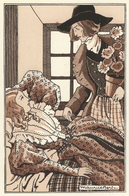 Illustration for Scenes de la Vie de Boheme by Henri Murger by Maurice Berty