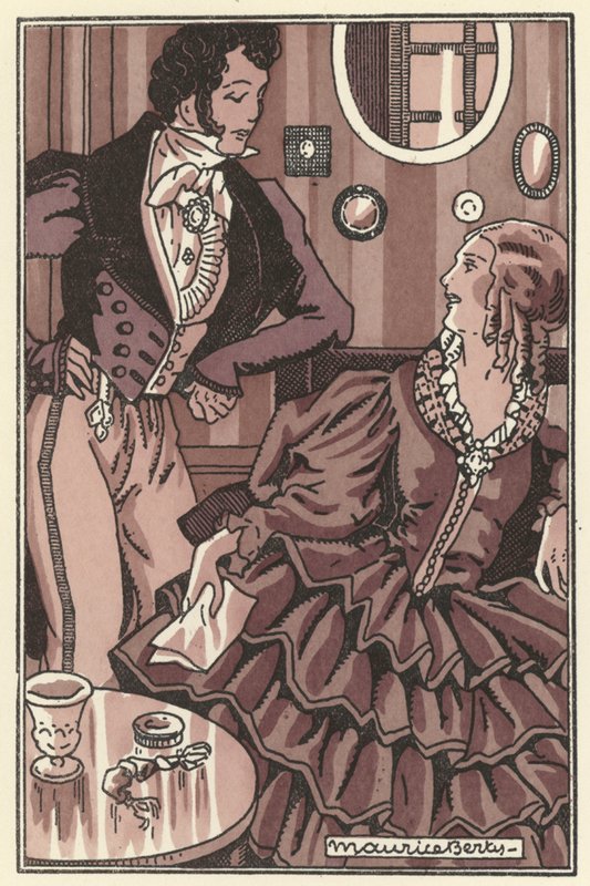 Illustration for Scenes de la Vie de Boheme by Henri Murger by Maurice Berty