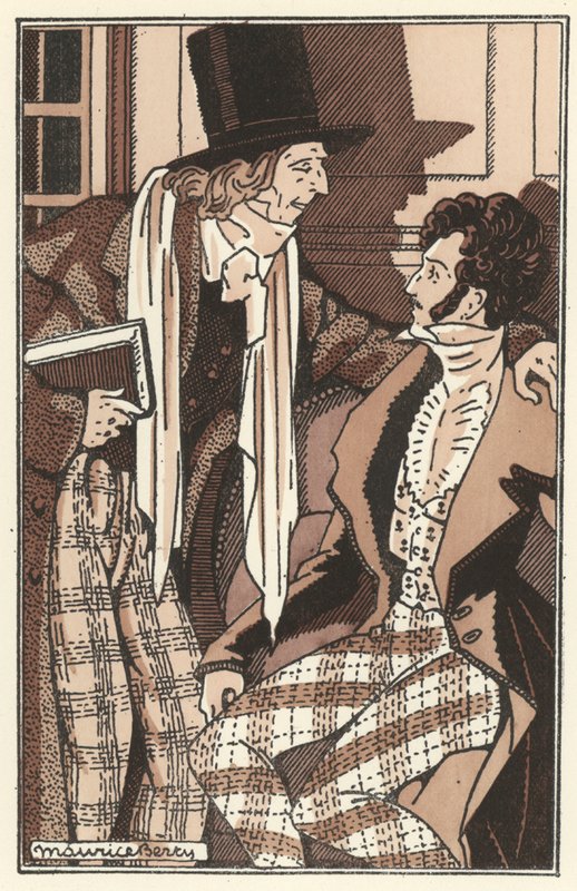 Illustration for Scenes de la Vie de Boheme by Henri Murger by Maurice Berty