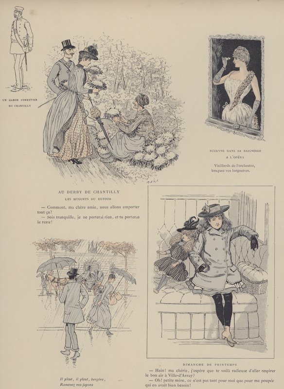 Illustration for Paris Brillant by Maurice Charles Mathieu Bonvoisin