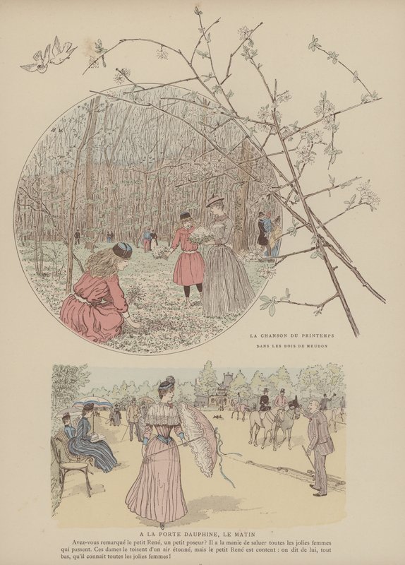 Illustration for Paris Brillant by Maurice Charles Mathieu Bonvoisin