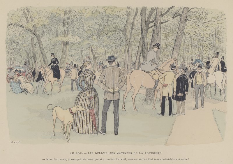Illustration for Paris Brillant by Maurice Charles Mathieu Bonvoisin