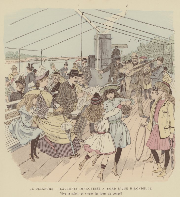 Illustration for Paris Brillant by Maurice Charles Mathieu Bonvoisin