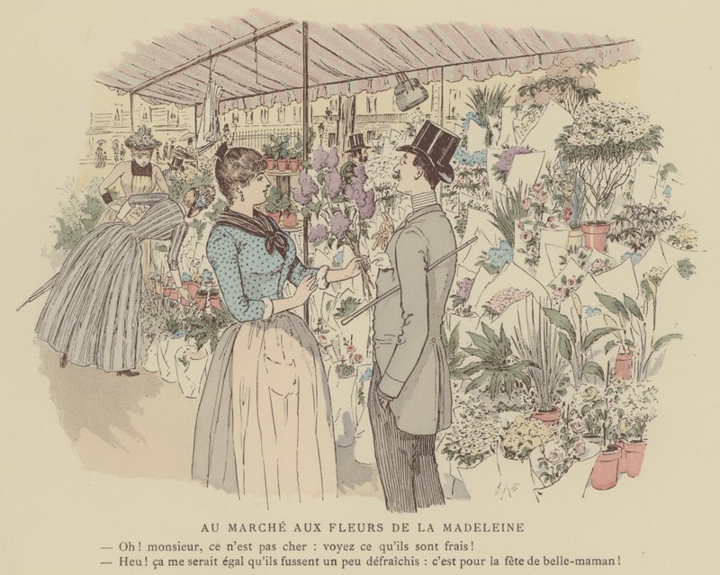 Illustration for Paris Brillant by Maurice Charles Mathieu Bonvoisin