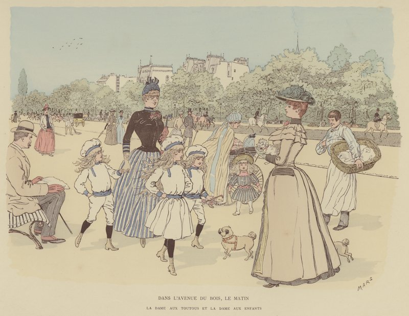 Illustration for Paris Brillant by Maurice Charles Mathieu Bonvoisin