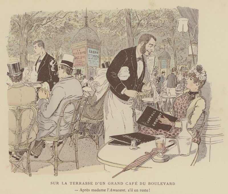 Illustration for Paris Brillant by Maurice Charles Mathieu Bonvoisin