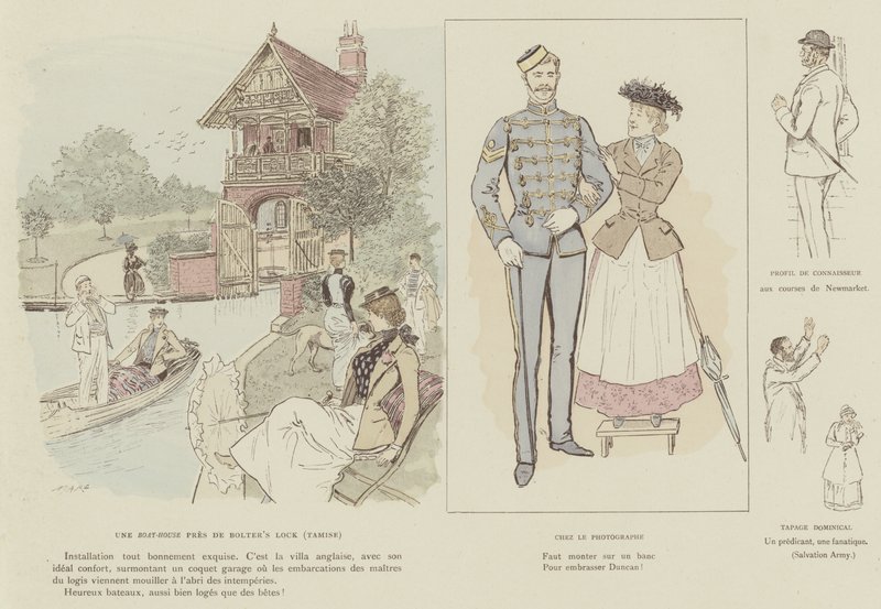 Illustration for La Vie De Londres by Mars by Maurice Charles Mathieu Bonvoisin