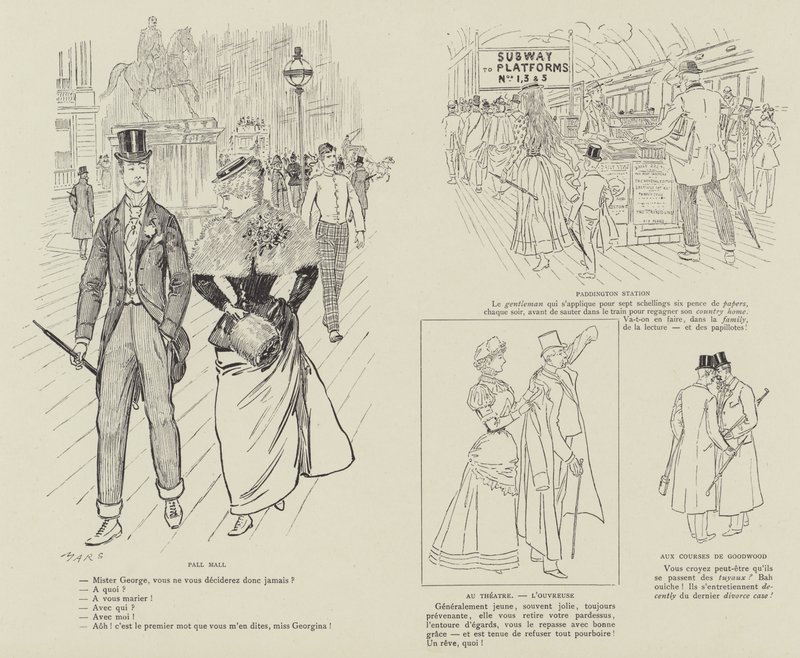 Illustration for La Vie De Londres by Mars by Maurice Charles Mathieu Bonvoisin