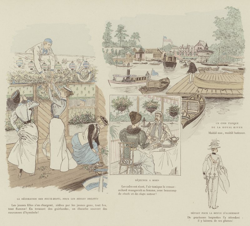 Illustration for La Vie De Londres by Mars by Maurice Charles Mathieu Bonvoisin