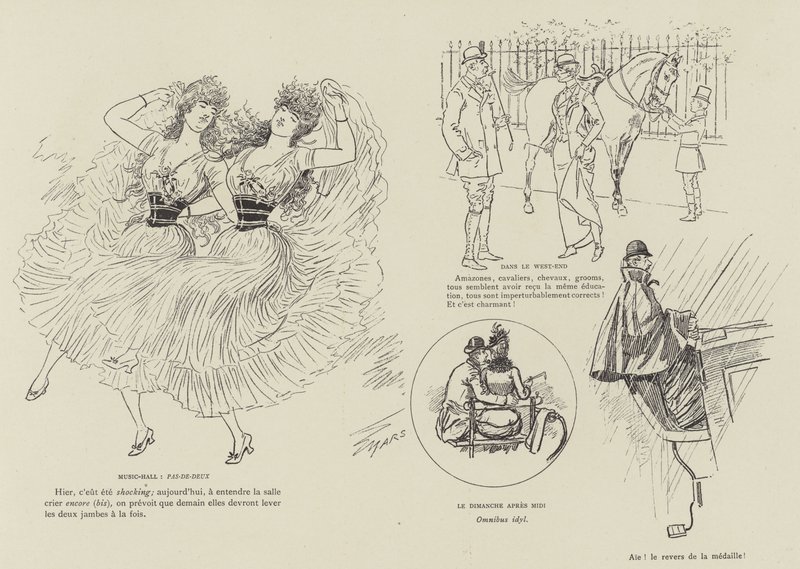 Illustration for La Vie De Londres by Mars by Maurice Charles Mathieu Bonvoisin