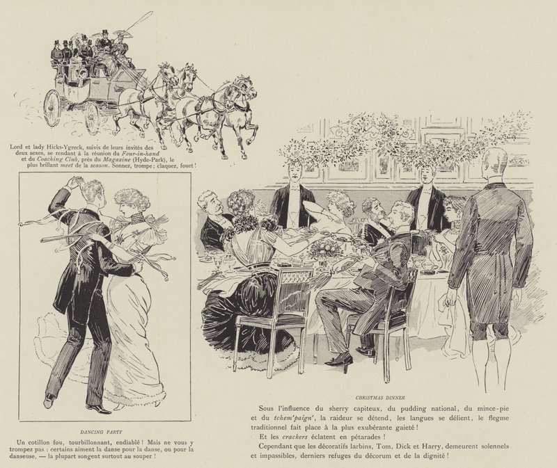 Illustration for La Vie De Londres by Mars by Maurice Charles Mathieu Bonvoisin