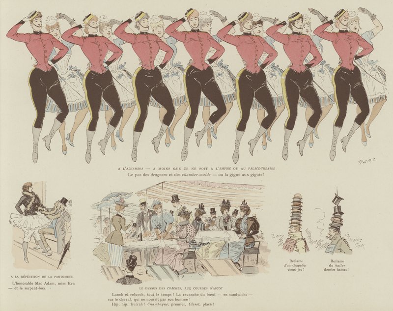 Illustration for The Life of London by Mars by Maurice Charles Mathieu Bonvoisin