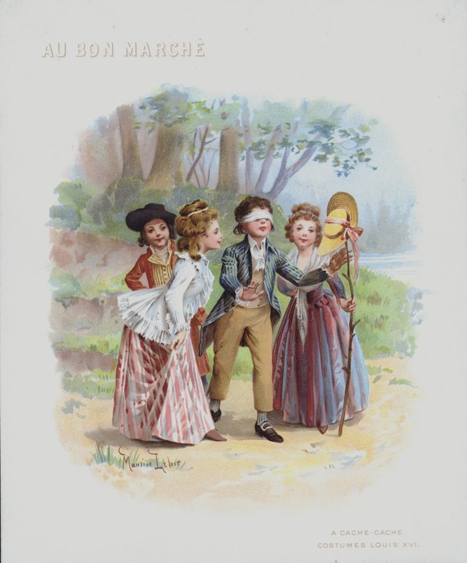 Hide and Seek, Costumes of the Time of Louis XVI by Maurice Leloir