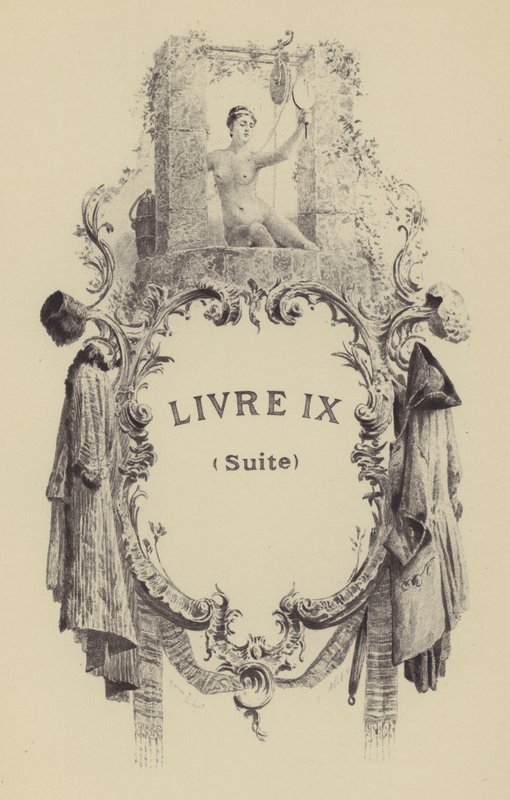Illustration for Book IX of Les Confessions de Jean-Jacques Rousseau by Maurice Leloir