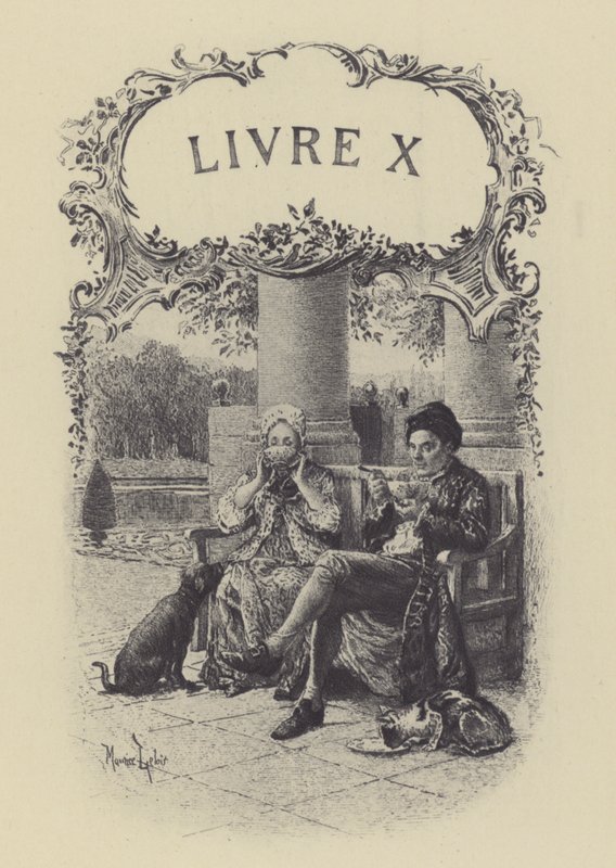 Illustration for Book X of Les Confessions de Jean-Jacques Rousseau by Maurice Leloir