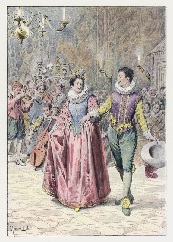 Illustration for Gil Blas by Maurice Leloir