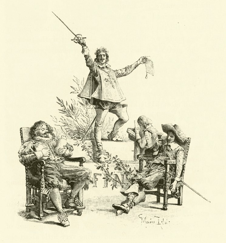 Illustration for The Three Musketeers by Maurice Leloir