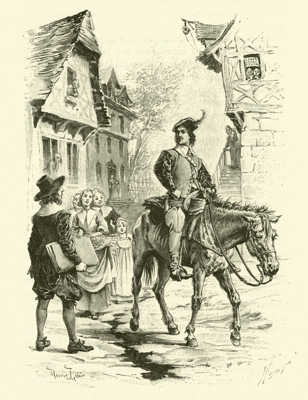 Illustration for The Three Musketeers by Maurice Leloir