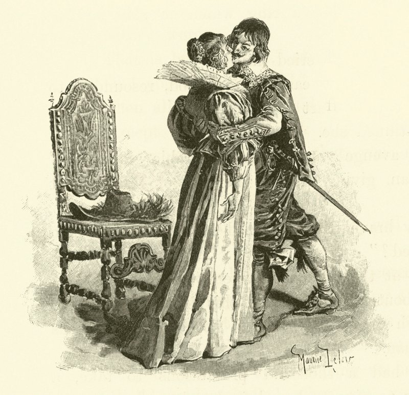 Illustration for The Three Musketeers by Maurice Leloir