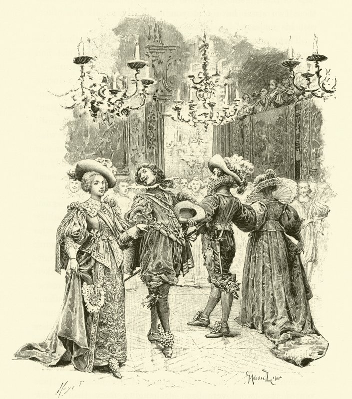 Illustration for The Three Musketeers by Maurice Leloir