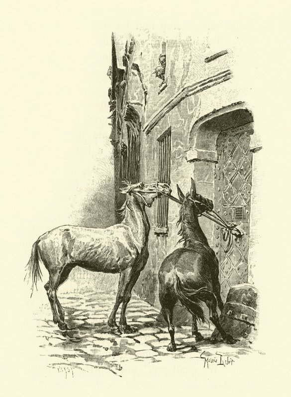 Illustration for The Three Musketeers by Maurice Leloir