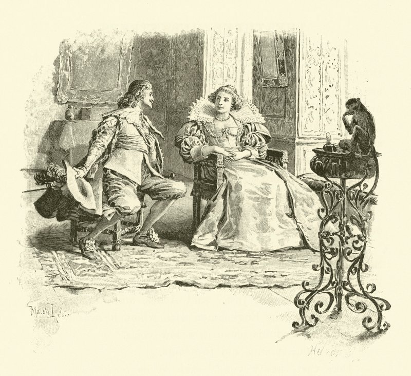 Illustration for The Three Musketeers by Maurice Leloir