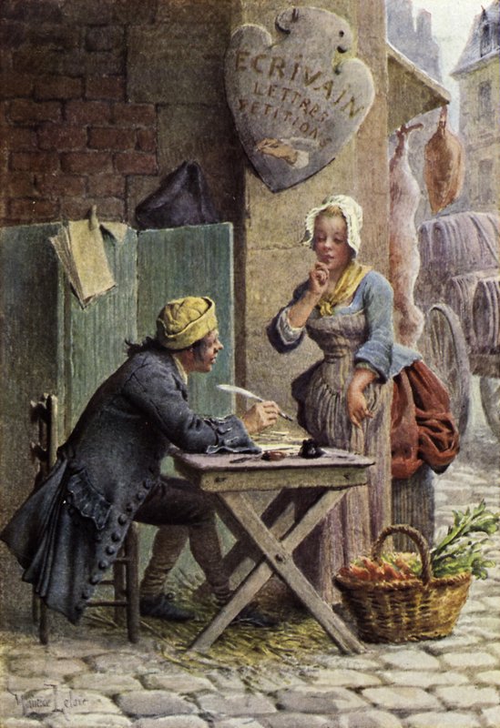 The Public Writer by Maurice Leloir