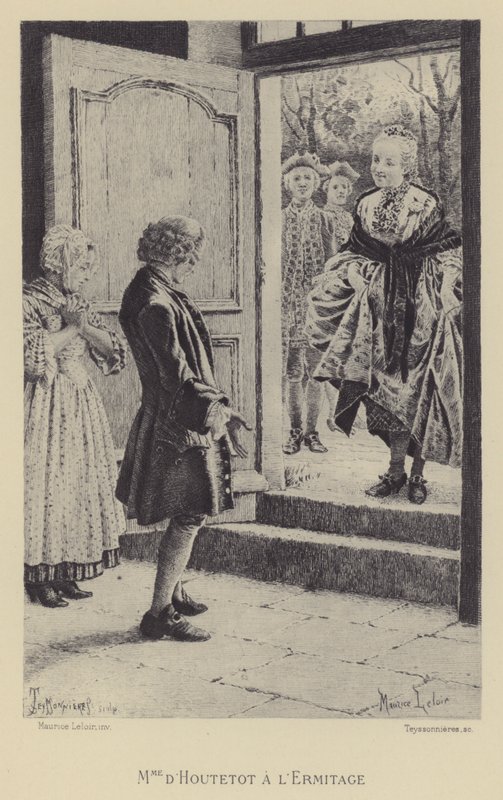 Madame de Houtetout at the Hermitage by Maurice Leloir
