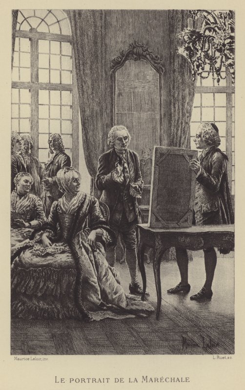 The Portrait of the Marechale by Maurice Leloir
