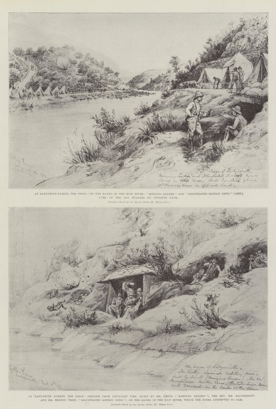 At Ladysmith During the Siege by Melton Prior