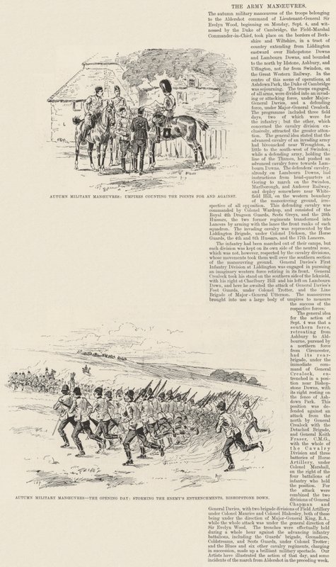Autumn Military Manoeuvres by Melton Prior