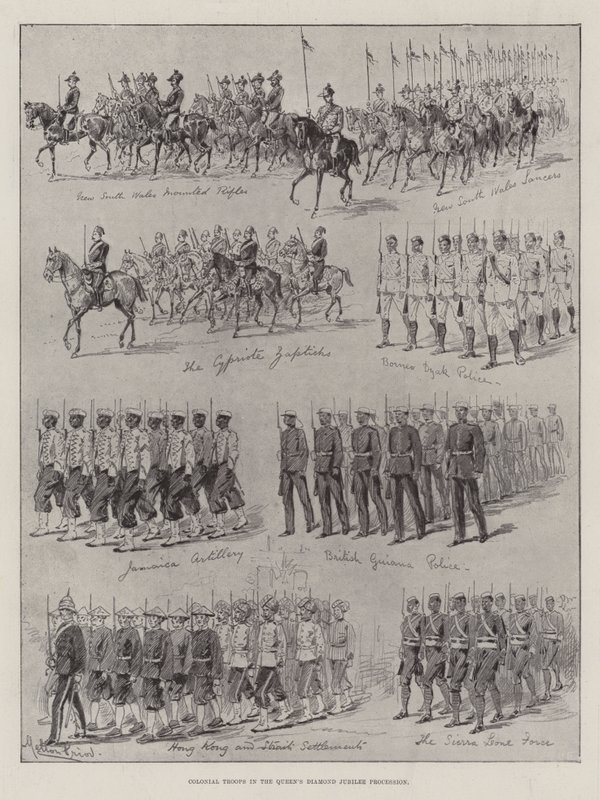 Colonial Troops in the Queen