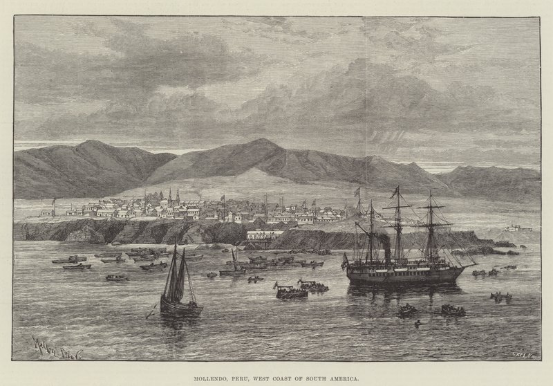 Mollendo, Peru, West Coast of South America by Melton Prior