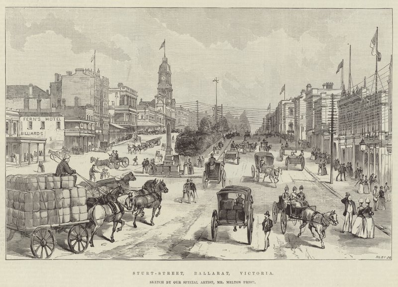 Sturt-Street, Ballarat, Victoria by Melton Prior