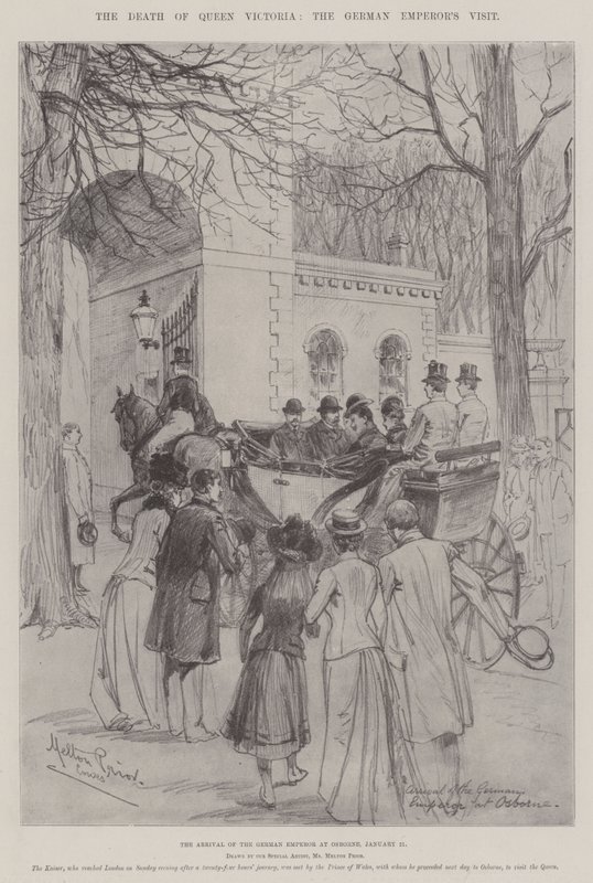 The Death of Queen Victoria, the German Emperor