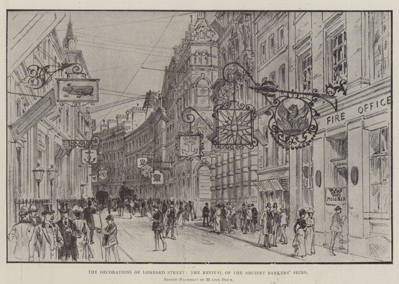 The Decorations of Lombard Street, the Revival of the Ancient Bankers