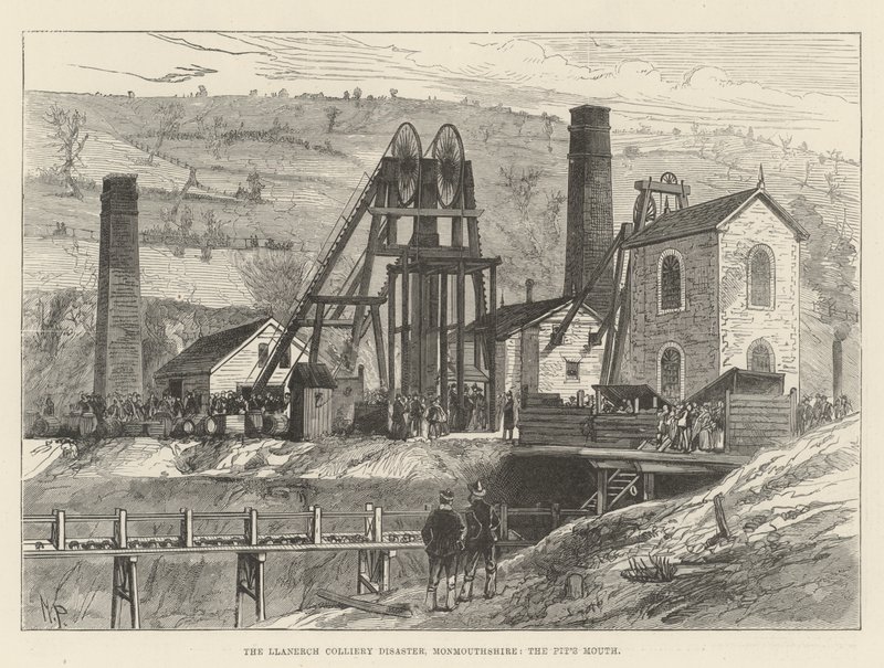 The Llanerch Colliery Disaster, Monmouthshire, the Pit