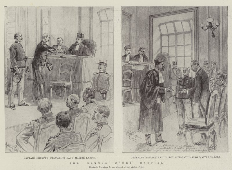 The Rennes Court Martial by Melton Prior