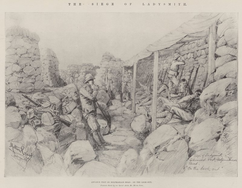 The Siege of Ladysmith by Melton Prior