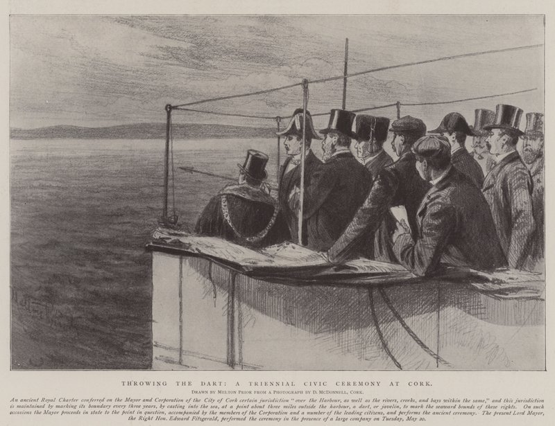 Throwing the Dart, a Triennial Civic Ceremony at Cork by Melton Prior