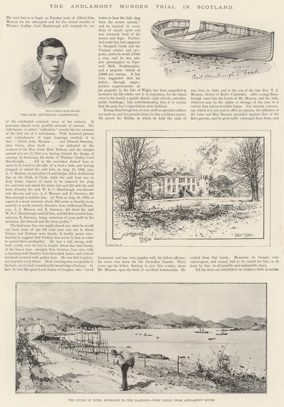 The Ardlamont Murder Trial in Scotland by Melton Prior