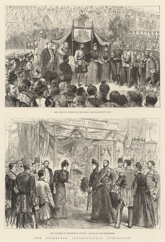 The Edinburgh International Exhibition by Melton Prior
