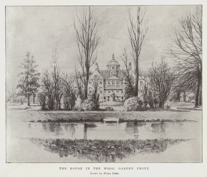 The House in the Wood, Garden Front by Melton Prior