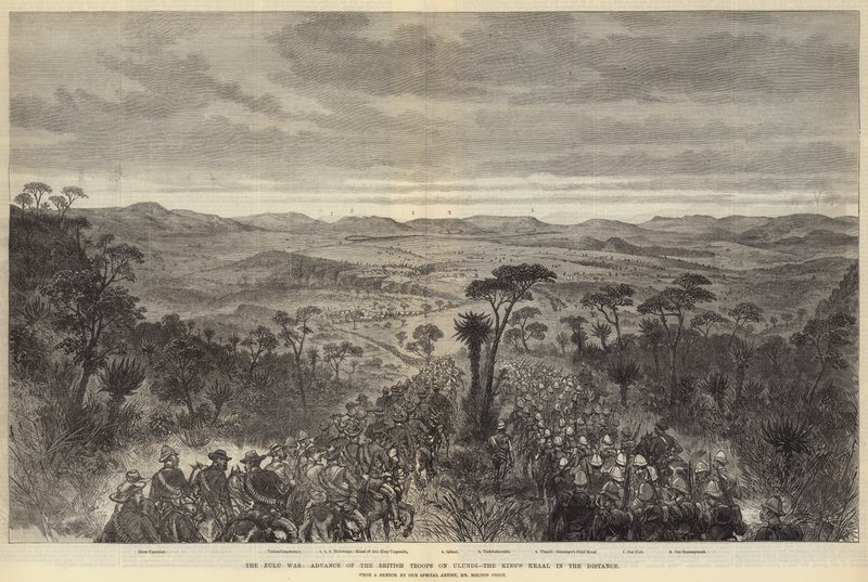 The Zulu War, Advance of the British Troops on Ulundi, the King