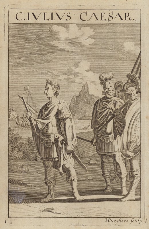 Julius Caesar, Roman statesman and general by Michael Burghers