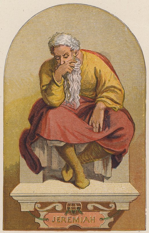 Jeremiah by Michelangelo (after) Buonarroti