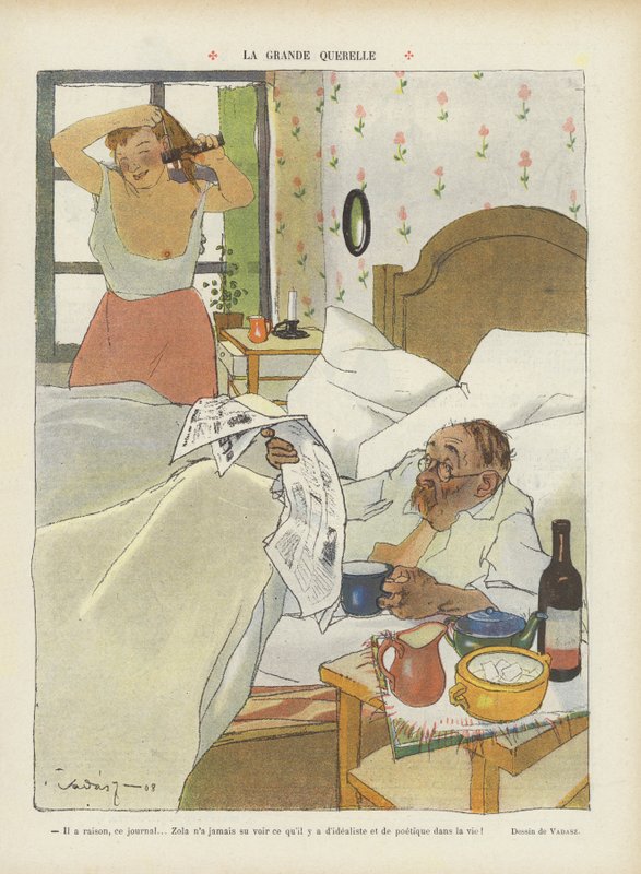 Illustration for Le Rire by Miklós Vadász