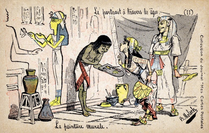 Egyptian Art by Moloch