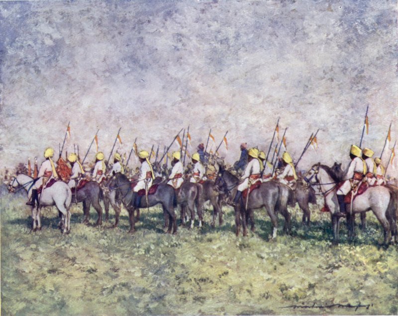 A Distinguished Native Regiment by Mortimer Ludington Menpes